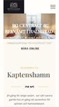 Mobile Screenshot of kaptenshamn.com