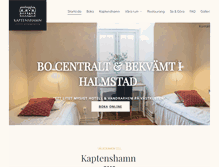 Tablet Screenshot of kaptenshamn.com